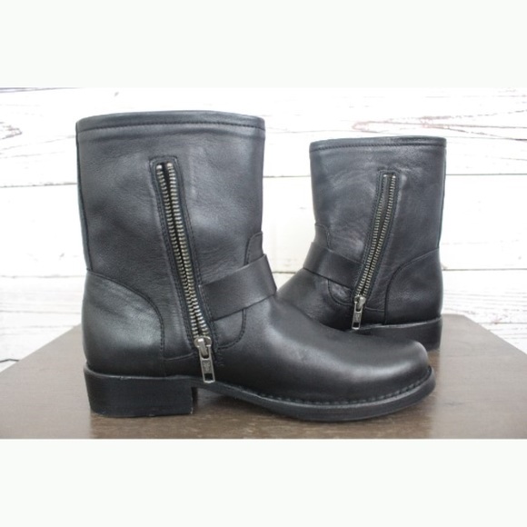 frye vicky engineer leather boot